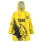 Custom Togo Football Kid Wearable Blanket Hoodie Go Champions