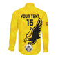 Custom Togo Football Long Sleeve Button Shirt Go Champions