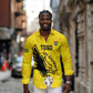 Custom Togo Football Long Sleeve Button Shirt Go Champions
