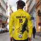 Custom Togo Football Long Sleeve Button Shirt Go Champions