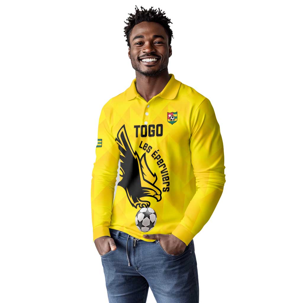 Custom Togo Football Long Sleeve Polo Shirt Go Champions