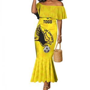 Custom Togo Football Mermaid Dress Go Champions