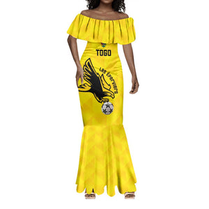 Custom Togo Football Mermaid Dress Go Champions