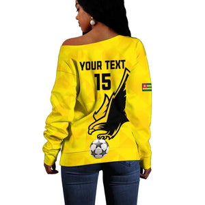 Custom Togo Football Off Shoulder Sweater Go Champions