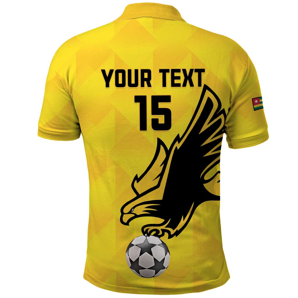 Custom Togo Football Polo Shirt Go Champions