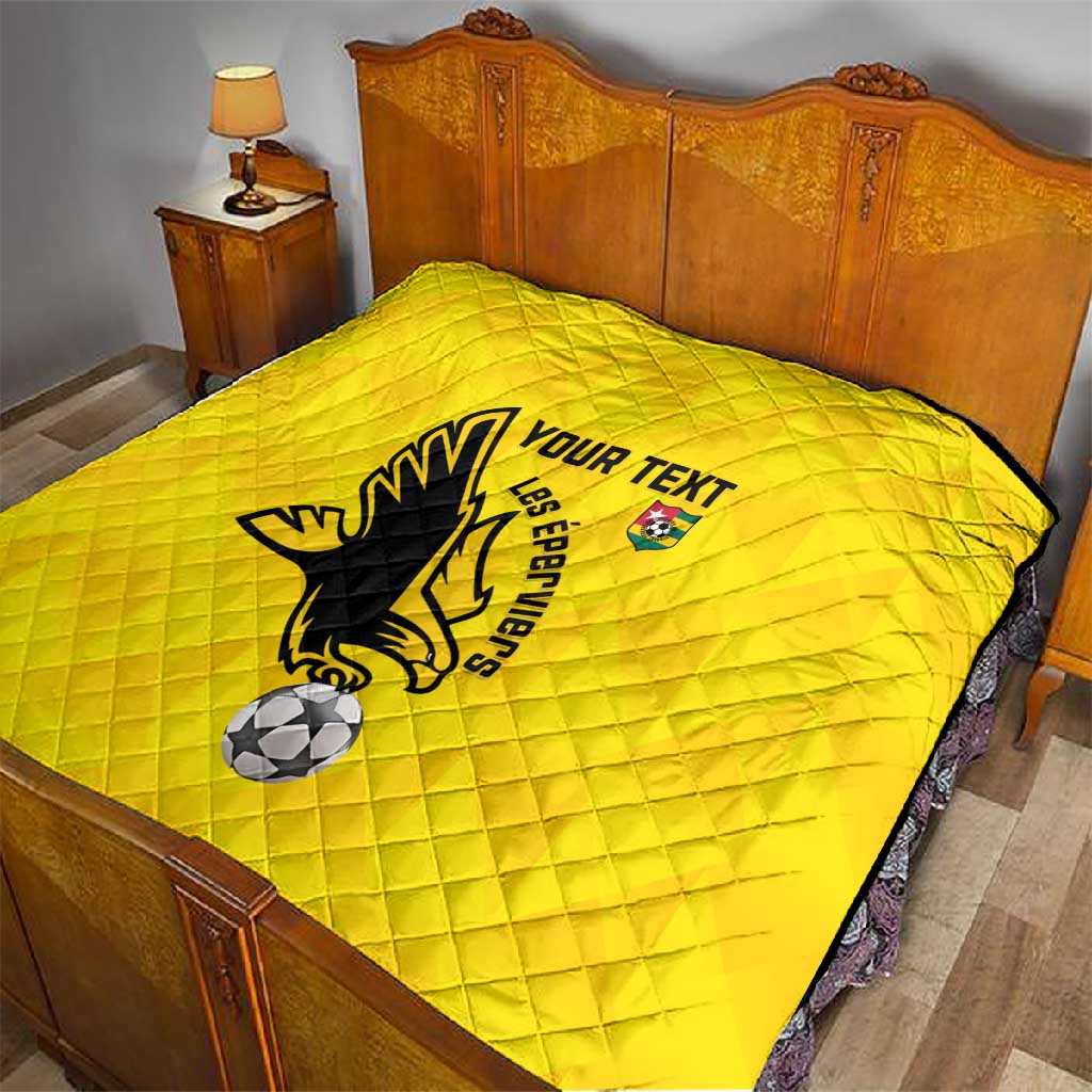 Custom Togo Football Quilt Go Champions