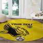 Custom Togo Football Round Carpet Go Champions
