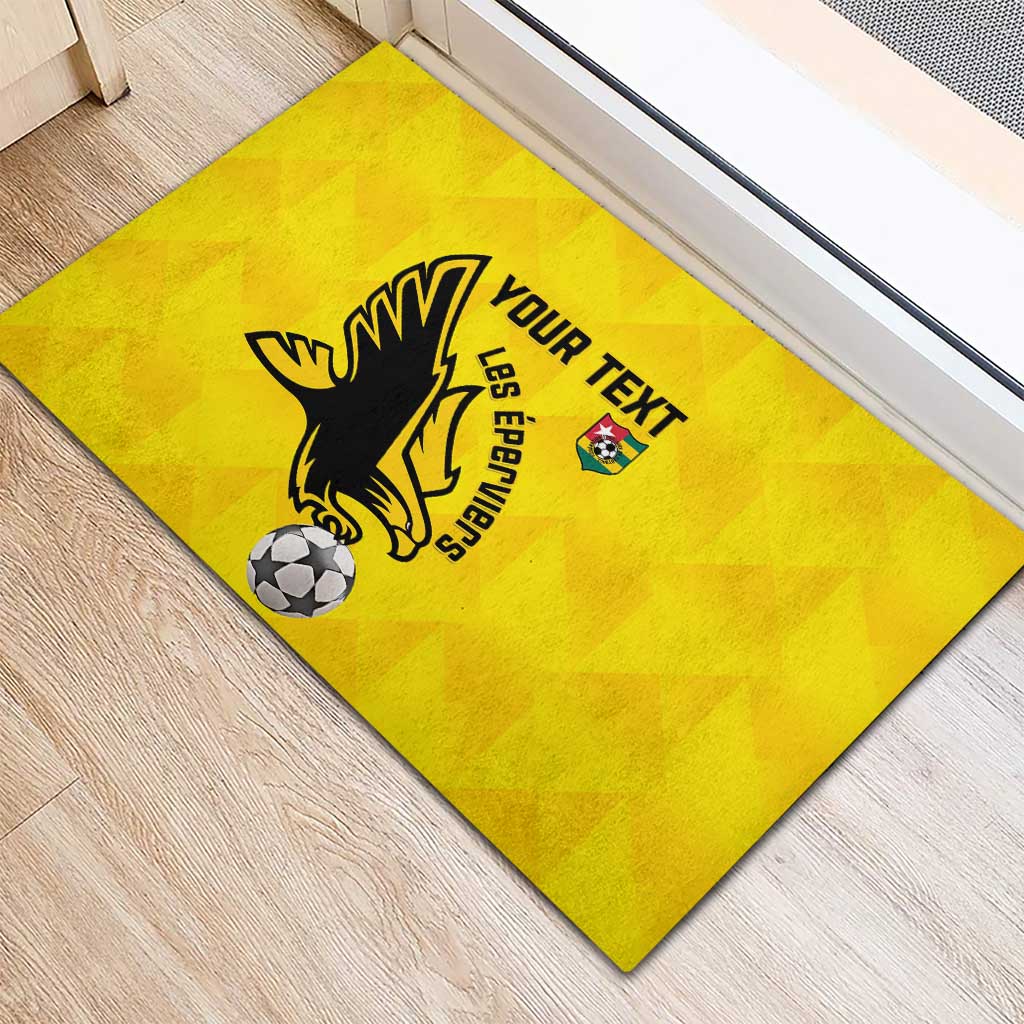 Custom Togo Football Rubber Doormat Go Champions