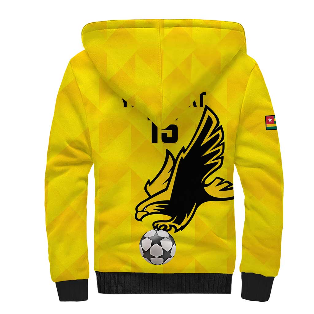 Custom Togo Football Sherpa Hoodie Go Champions