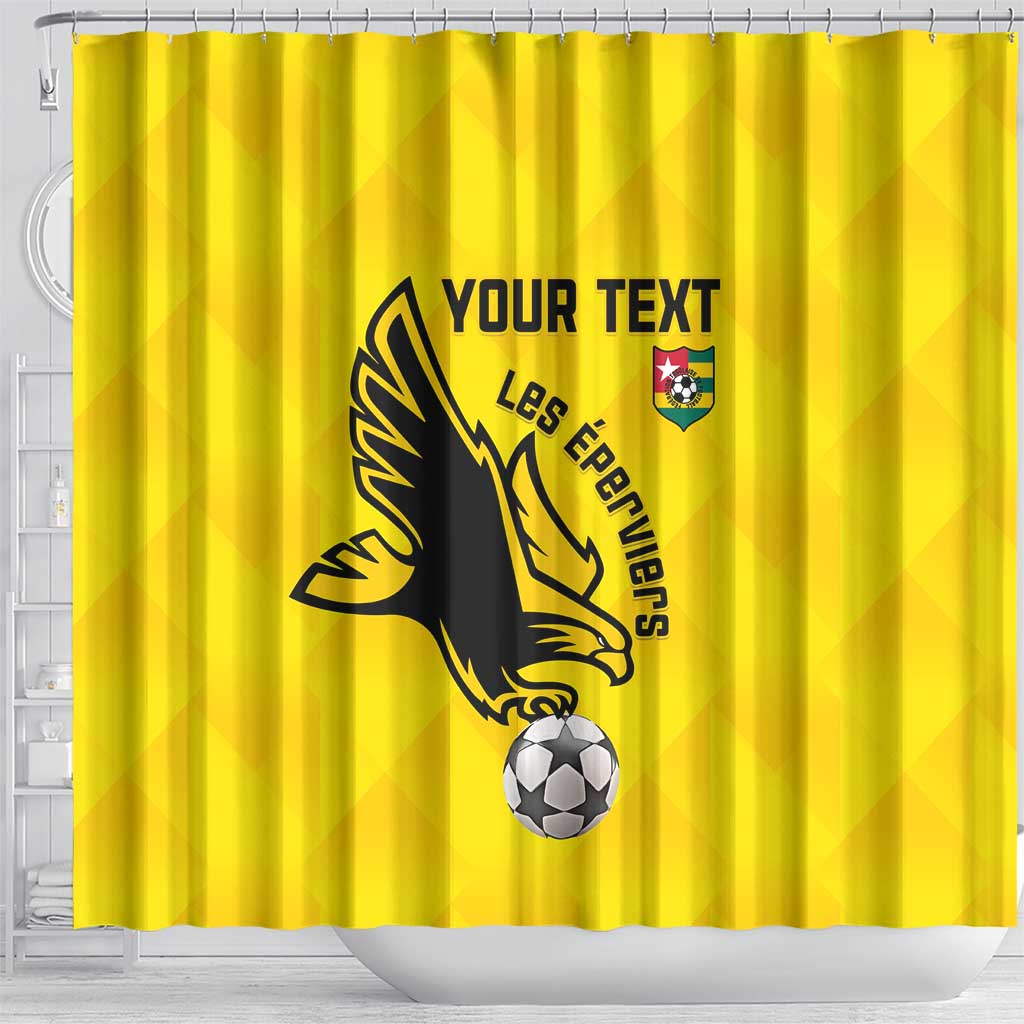 Custom Togo Football Shower Curtain Go Champions