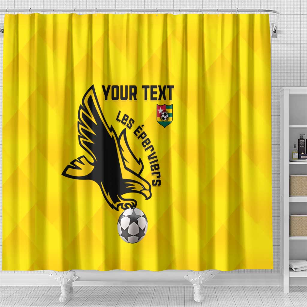 Custom Togo Football Shower Curtain Go Champions