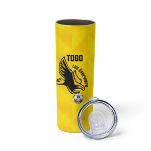 Custom Togo Football Skinny Tumbler Go Champions