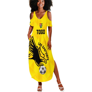 Custom Togo Football Summer Maxi Dress Go Champions