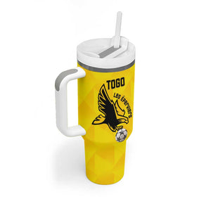 Custom Togo Football Tumbler With Handle Go Champions
