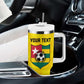 Custom Togo Football Tumbler With Handle Go Champions