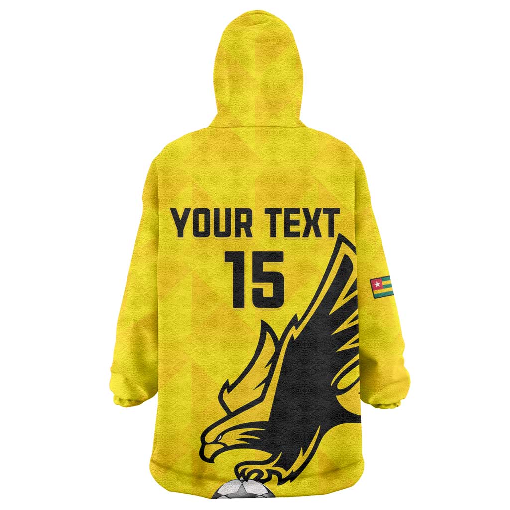 Custom Togo Football Wearable Blanket Hoodie Go Champions