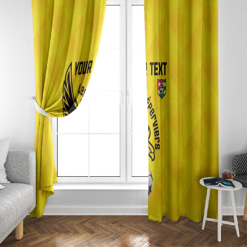 Custom Togo Football Window Curtain Go Champions