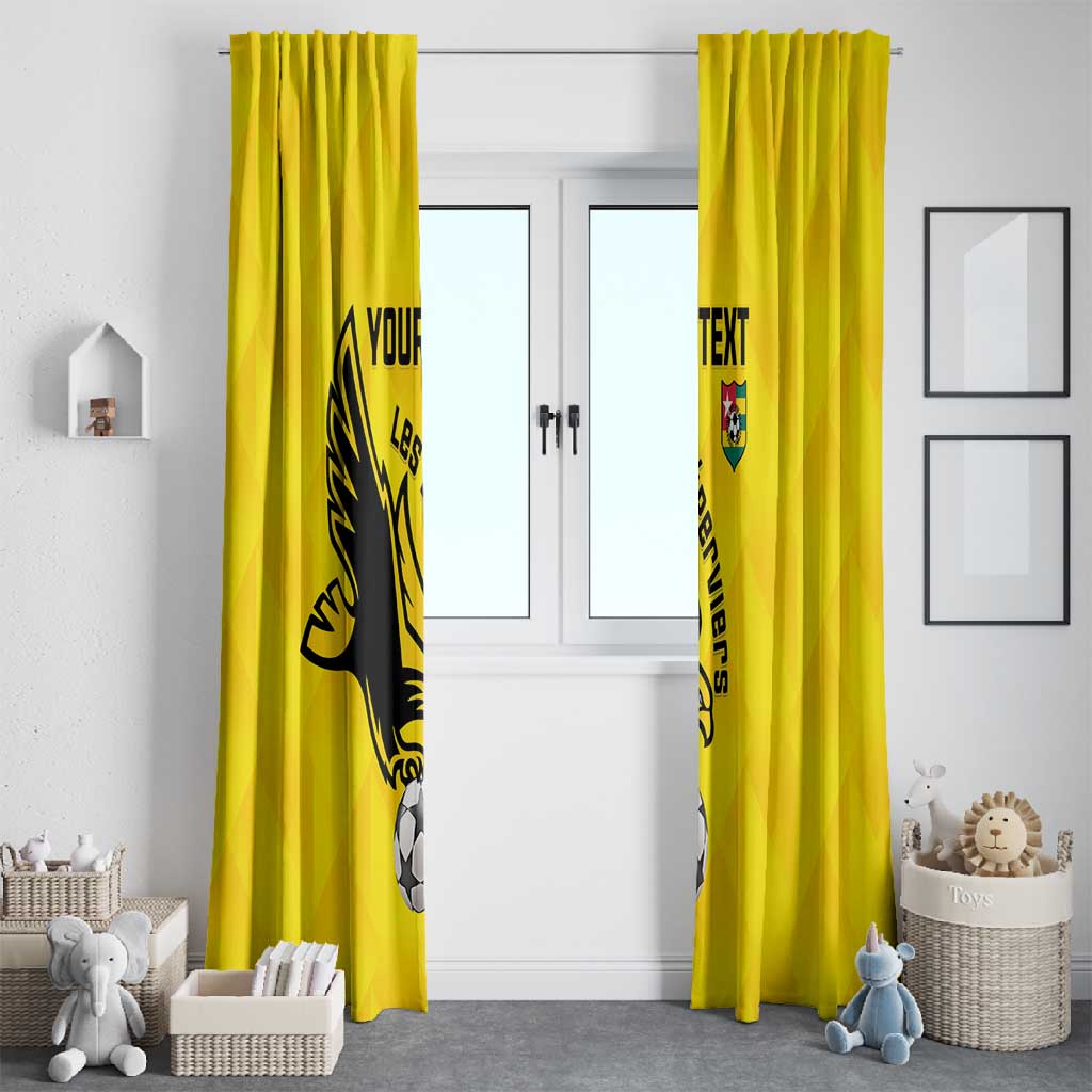 Custom Togo Football Window Curtain Go Champions