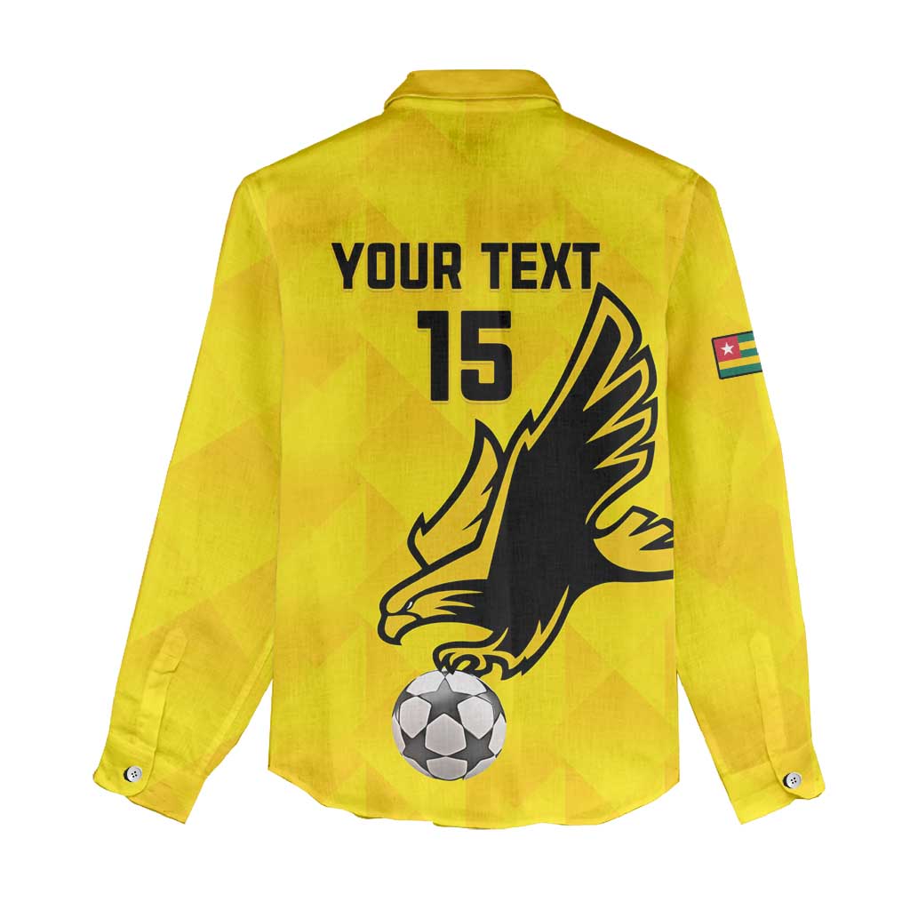 Custom Togo Football Women Casual Shirt Go Champions