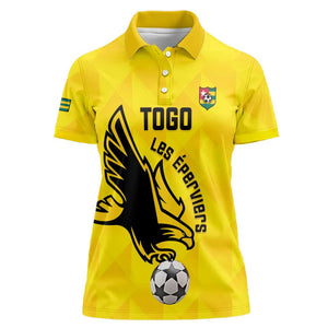 Custom Togo Football Women Polo Shirt Go Champions