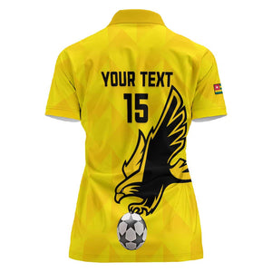 Custom Togo Football Women Polo Shirt Go Champions