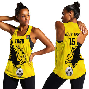 Custom Togo Football Women Racerback Tank Go Champions