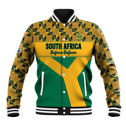 South Africa Soccer Custom Baseball Jacket Bafana Bafana