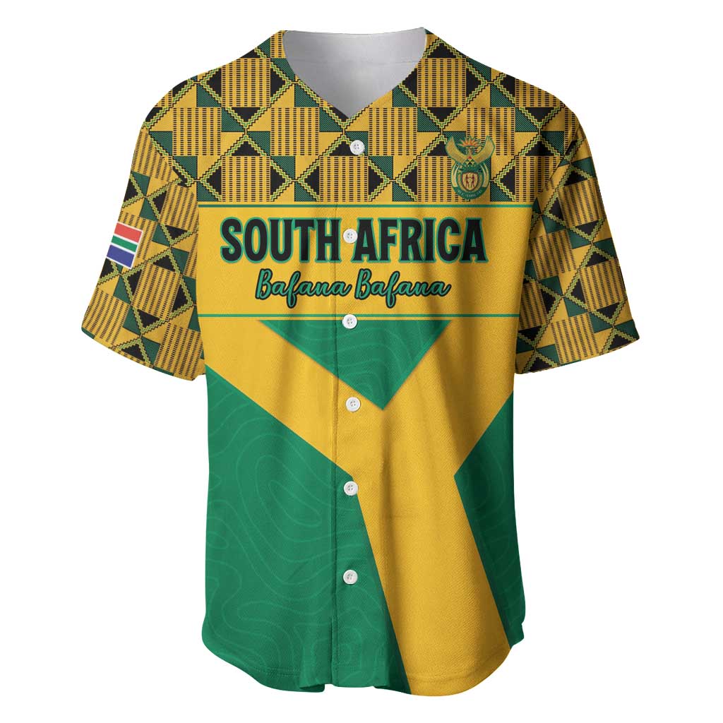South Africa Soccer Custom Baseball Jersey Bafana Bafana