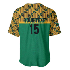 South Africa Soccer Custom Baseball Jersey Bafana Bafana