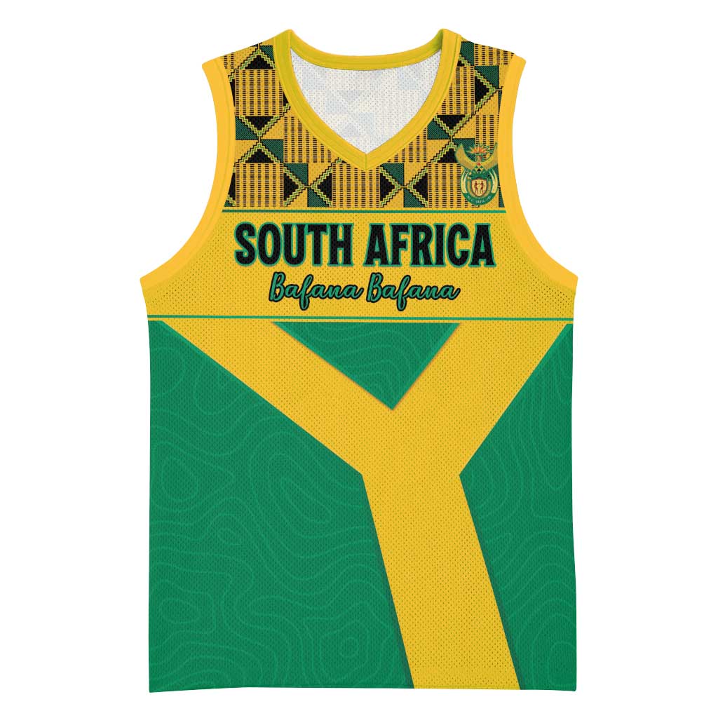 South Africa Soccer Custom Basketball Jersey Bafana Bafana - African Pride