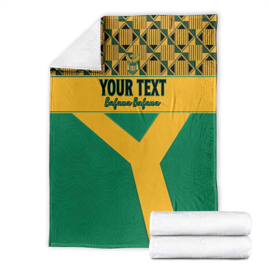 South Africa Soccer Custom Blanket Bafana Bafana