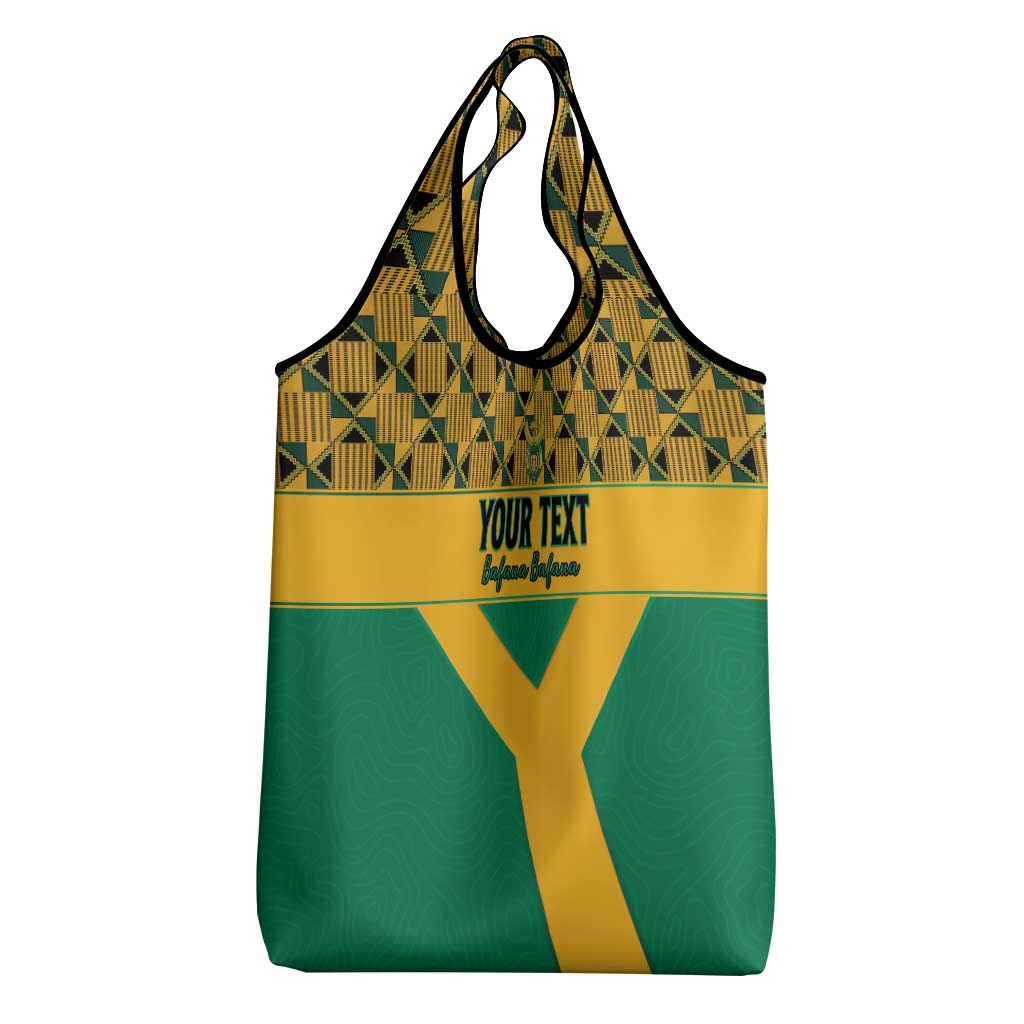 South Africa Soccer Custom Grocery Bag Bafana Bafana