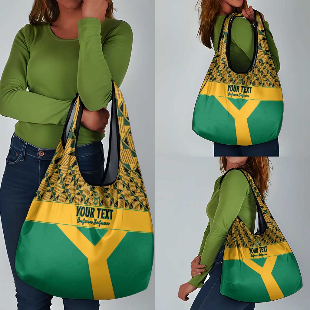 South Africa Soccer Custom Grocery Bag Bafana Bafana