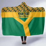 South Africa Soccer Custom Hooded Blanket Bafana Bafana