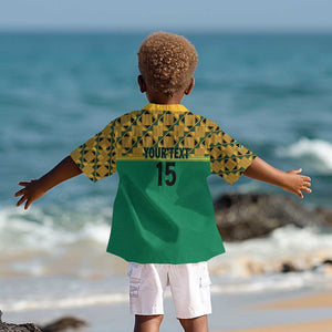 South Africa Soccer Custom Kid Hawaiian Shirt Bafana Bafana