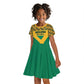 South Africa Soccer Custom Kid Short Sleeve Dress Bafana Bafana