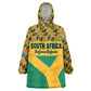 South Africa Soccer Custom Kid Wearable Blanket Hoodie Bafana Bafana