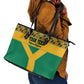 South Africa Soccer Custom Leather Tote Bag Bafana Bafana