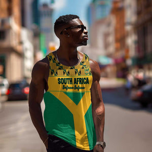 South Africa Soccer Custom Men Tank Top Bafana Bafana