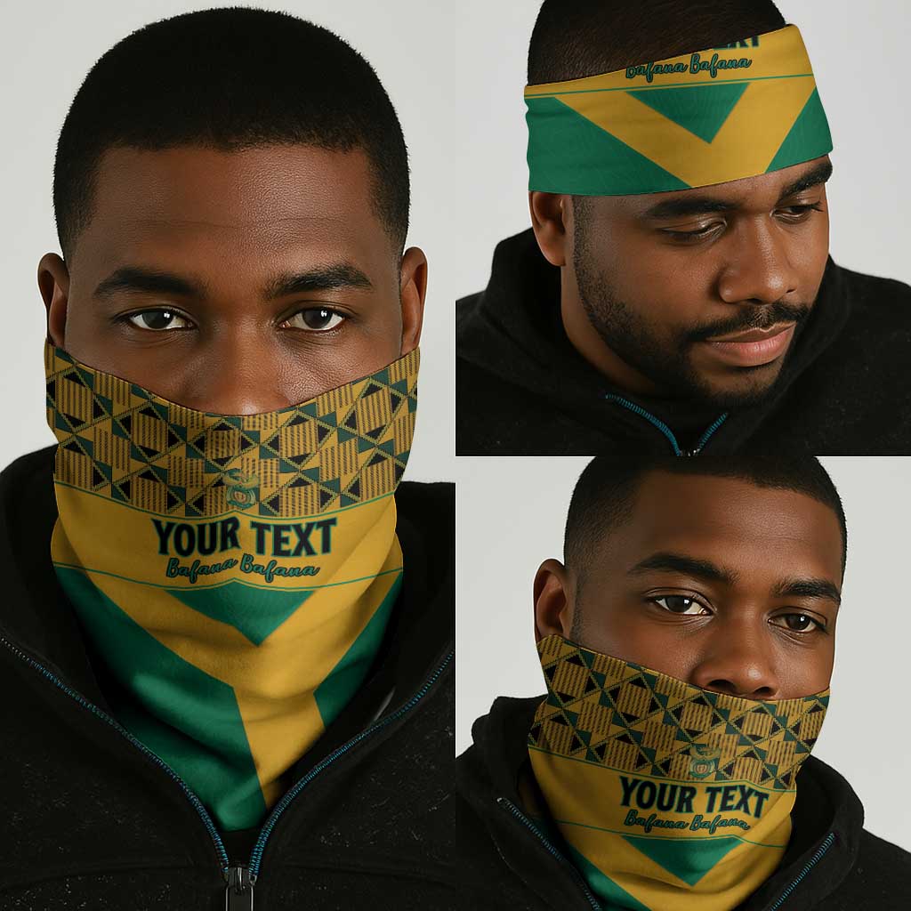 South Africa Soccer Custom Neck Gaiter Bafana Bafana LT15