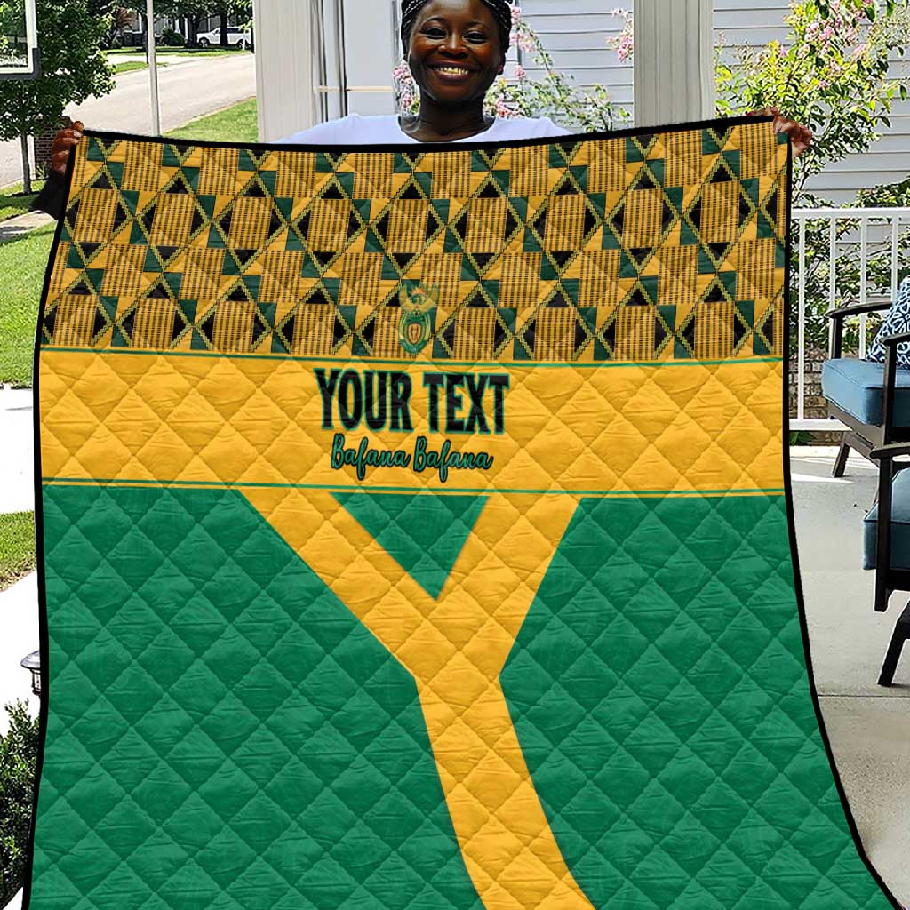 South Africa Soccer Custom Quilt Bafana Bafana