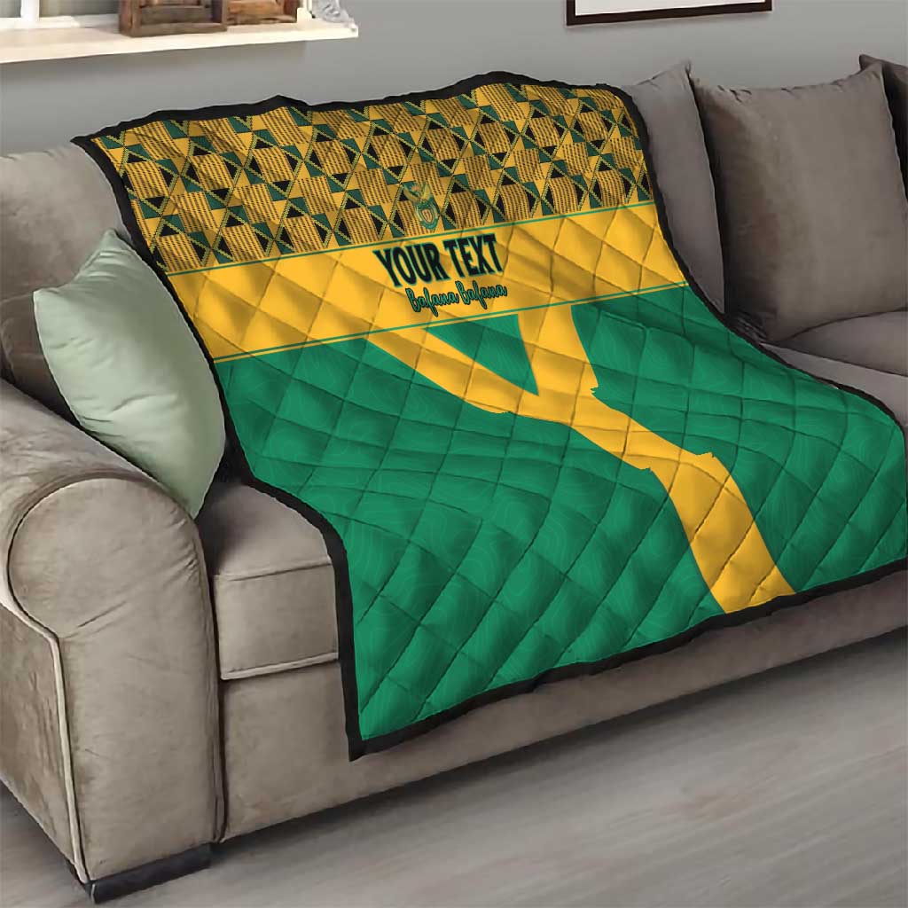 South Africa Soccer Custom Quilt Bafana Bafana
