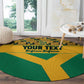 South Africa Soccer Custom Round Carpet Bafana Bafana