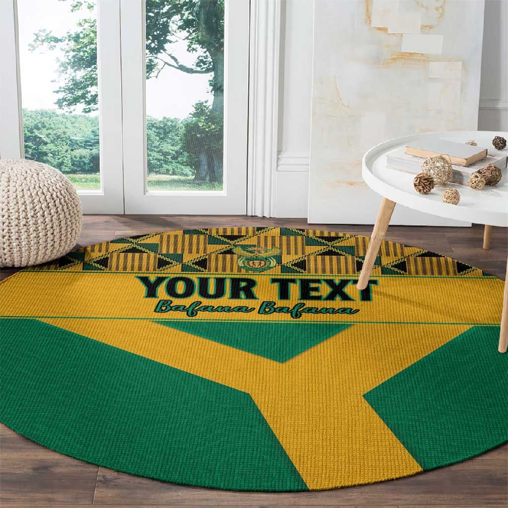 South Africa Soccer Custom Round Carpet Bafana Bafana