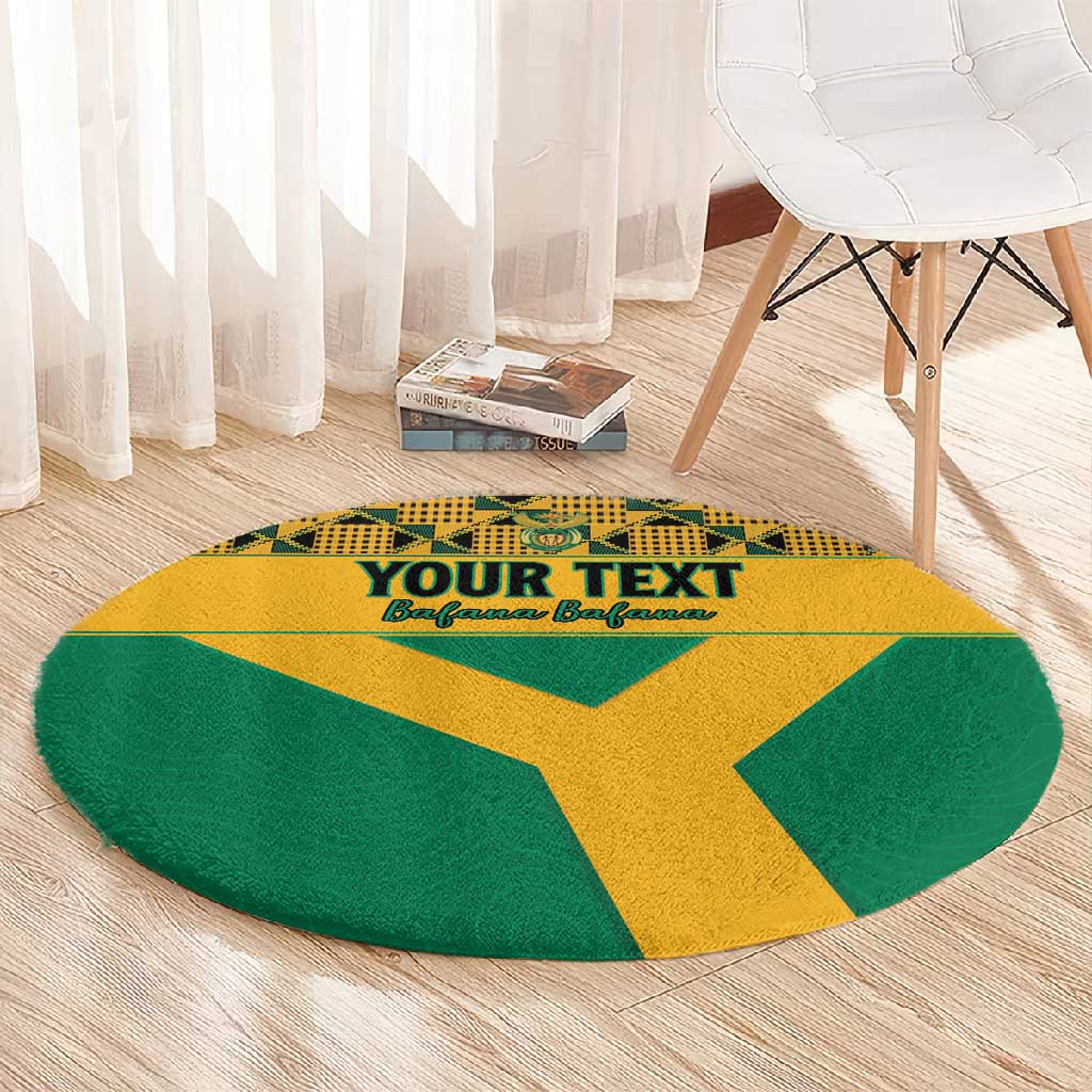 South Africa Soccer Custom Round Carpet Bafana Bafana