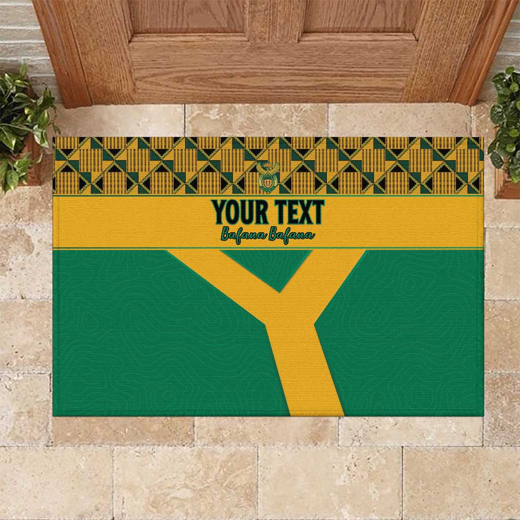 South Africa Soccer Custom Rubber Doormat Bafana Bafana