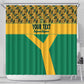 South Africa Soccer Custom Shower Curtain Bafana Bafana