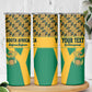 South Africa Soccer Custom Skinny Tumbler Bafana Bafana