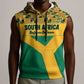 South Africa Soccer Custom Sleeveless Hoodie Bafana Bafana - African Pride