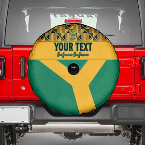 South Africa Soccer Custom Spare Tire Cover Bafana Bafana